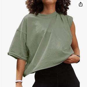 Amazon oversized athleisure tee